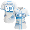 Custom White Blue Hawaii White Authentic Baseball Jersey BSBJ0a-bc0fb78