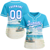 Custom Aqua Hawaii White Authentic Baseball Jersey BSBJ0a-bc0fb79