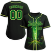 Custom Black Green Drift Fashion Green Authentic Baseball Jersey BSBJ0a-bc0fb8b