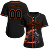 Custom Black Red Drift Fashion Black Authentic Baseball Jersey BSBJ0a-bc0fb8e