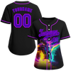 Custom Black Purple Drift Fashion Purple Authentic Baseball Jersey BSBJ0a-bc0fb88