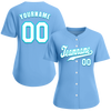 Custom Aqua Classic Style White Authentic Baseball Jersey