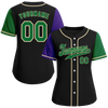 Custom Black Two Tone Green Authentic Baseball Jersey