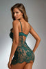 Delicate Red Lace Underwire Chemise by 3wishes.com