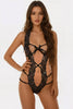 Strappy Lace String Teddy by 3wishes.com