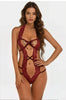 Strappy Lace String Teddy by 3wishes.com