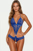 Lace and Mesh Open Side Teddy by 3wishes.com
