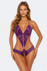 Lace and Mesh Open Side Teddy by 3wishes.com