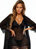 Lovely Sheer Babydoll and Robe Set by 3wishes.com