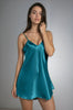 Simple Satin Chemise by 3wishes.com