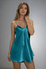 Simple Satin Chemise by 3wishes.com