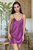 Simple Satin Chemise by 3wishes.com