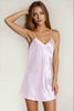 Simple Satin Chemise by 3wishes.com