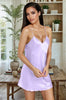Simple Satin Chemise by 3wishes.com