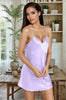 Simple Satin Chemise by 3wishes.com