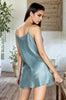 Simple Satin Chemise by 3wishes.com