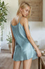 Simple Satin Chemise by 3wishes.com