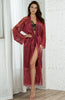 Long Satin and Lace Robe by 3wishes.com