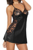 Satin and Lace Nightie by 3wishes.com