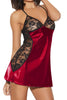 Plus Size Satin and Lace Nightie by 3wishes.com