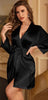 Classic Satin Robe by 3wishes.com