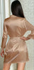 Classic Satin Robe by 3wishes.com