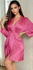 Classic Satin Robe by 3wishes.com
