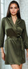 Classic Satin Robe by 3wishes.com