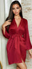 Classic Satin Robe by 3wishes.com