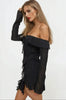 Bell Sleeve Mini Dress by 3wishes.com