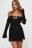 Bell Sleeve Mini Dress by 3wishes.com