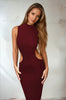 Backless Floor Length Dress by 3wishes.com