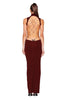 Backless Floor Length Dress by 3wishes.com