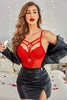 Flirty Strappy Crotchless Teddy by 3wishes.com