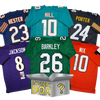 Autographed/Signed Football SILVER Series 4 Jersey Mystery Box with PSA JSA or Beckett COA