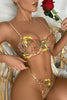Plus Size Spring Garden Bra Set by 3wishes.com