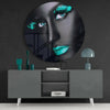 Colored Eyes Glass Wall Art by Insigneart USA