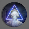 Triangle Glass Wall Art by Insigneart USA