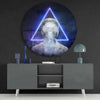 Triangle Glass Wall Art by Insigneart USA