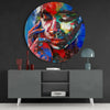 Colored Sadness Glass Wall Art by Insigneart USA