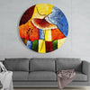 Abstract Flower Glass Wall Art by Insigneart USA