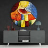 Abstract Flower Glass Wall Art by Insigneart USA