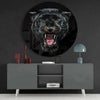 Black Panther Glass Wall Art by Insigneart USA