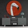 Flamingo Glass Wall Art by Insigneart USA