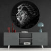 Lion Glass Wall Art by Insigneart USA