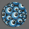 Evil Eye Bead Glass Wall Art by Insigneart USA