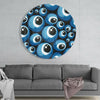 Evil Eye Bead Glass Wall Art by Insigneart USA