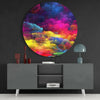 Color Explosion Glass Wall Art by Insigneart USA