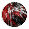 Red Explosion Glass Wall Art by Insigneart USA