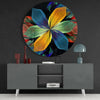 Colorful Flower Glass Wall Art by Insigneart USA